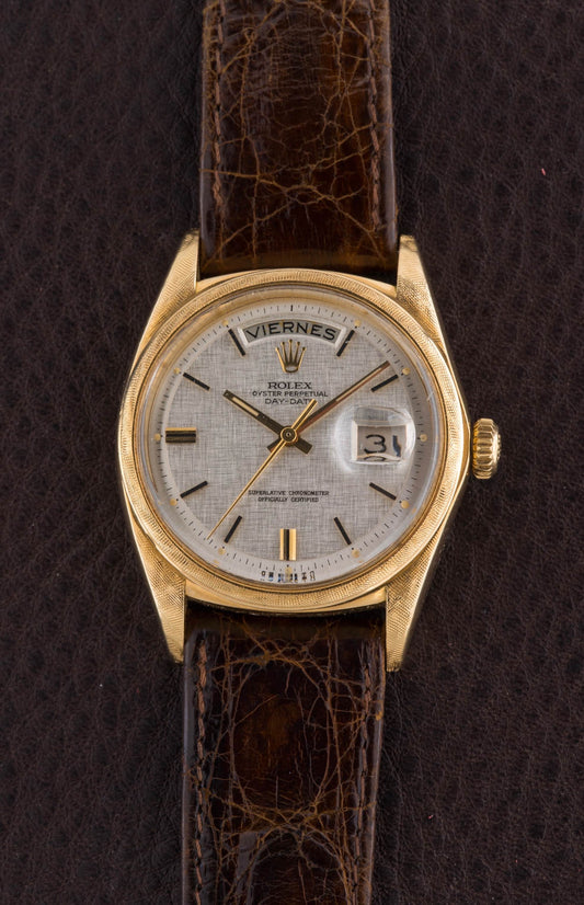 Rolex Daydate Ref. 1803 "Florentine Finish" Yellow Gold 1971
